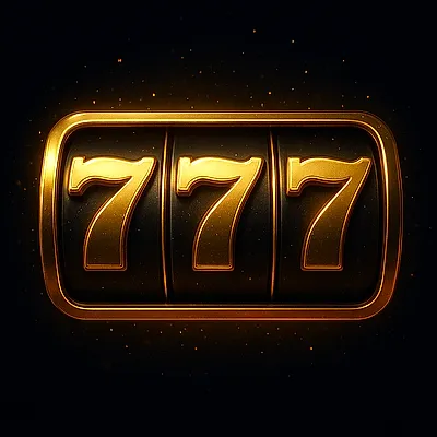 Golden 777 slot reel icon for slots on verified cricket ID