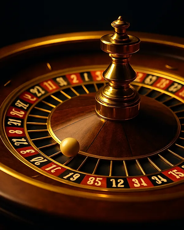Live roulette wheel spinning with golden rim on cricketbettingid.net